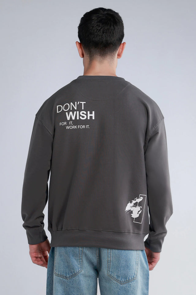 Mens Graphics Oversize Sweatshirt