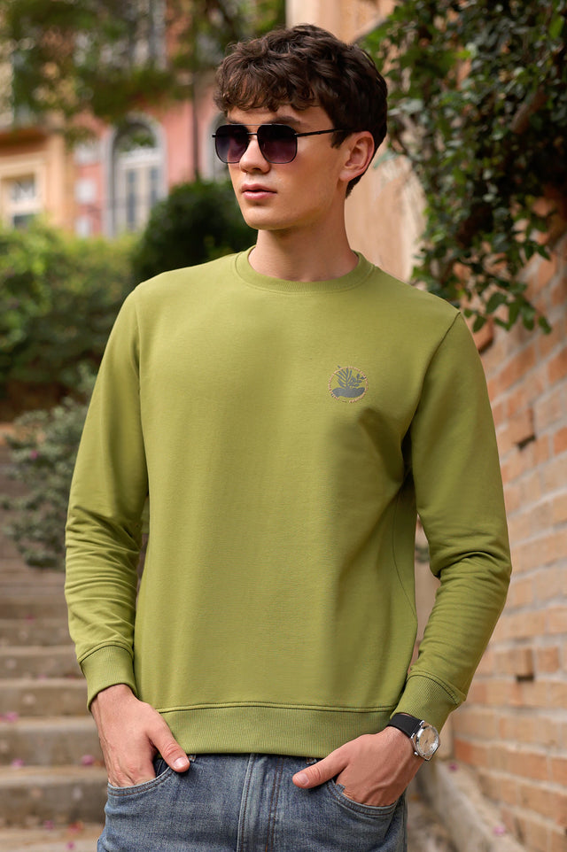 Mens Graphic Regular Sweatshirt