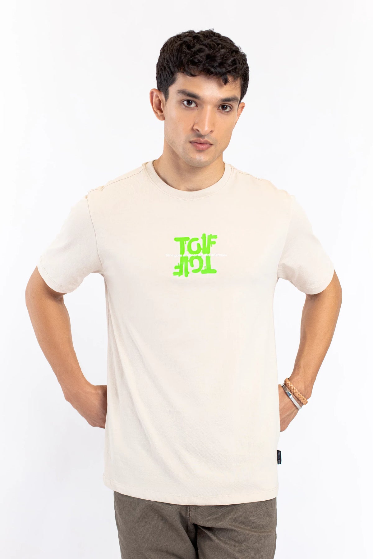 Texted Graphic T-Shirt - 9figure