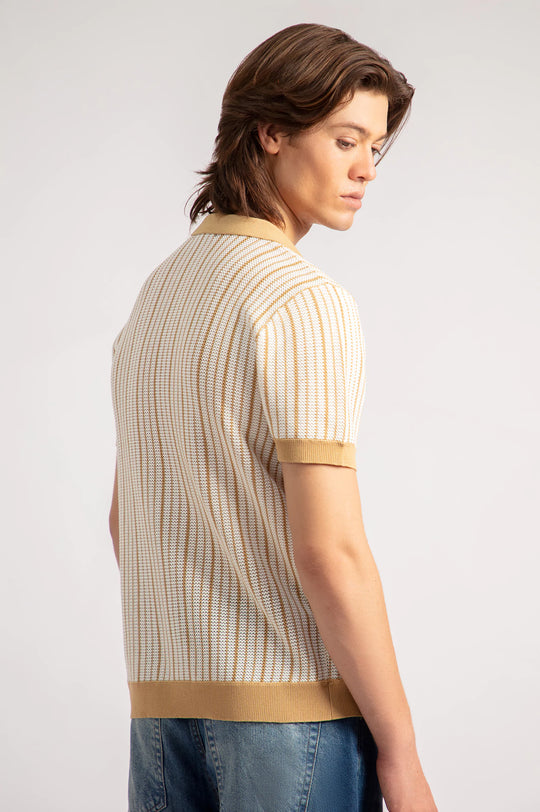 Cuban Collar Knitted shirt