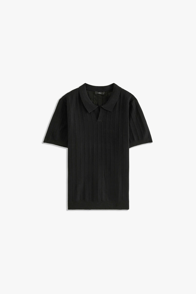 Johnny Collar Textured Polo