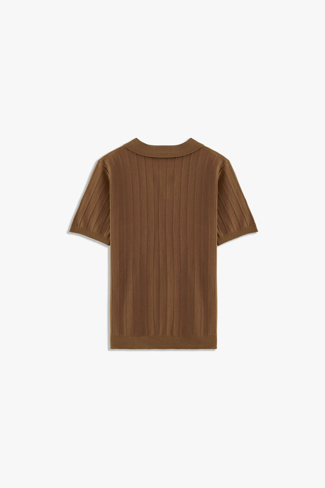 Johnny Collar Textured Polo