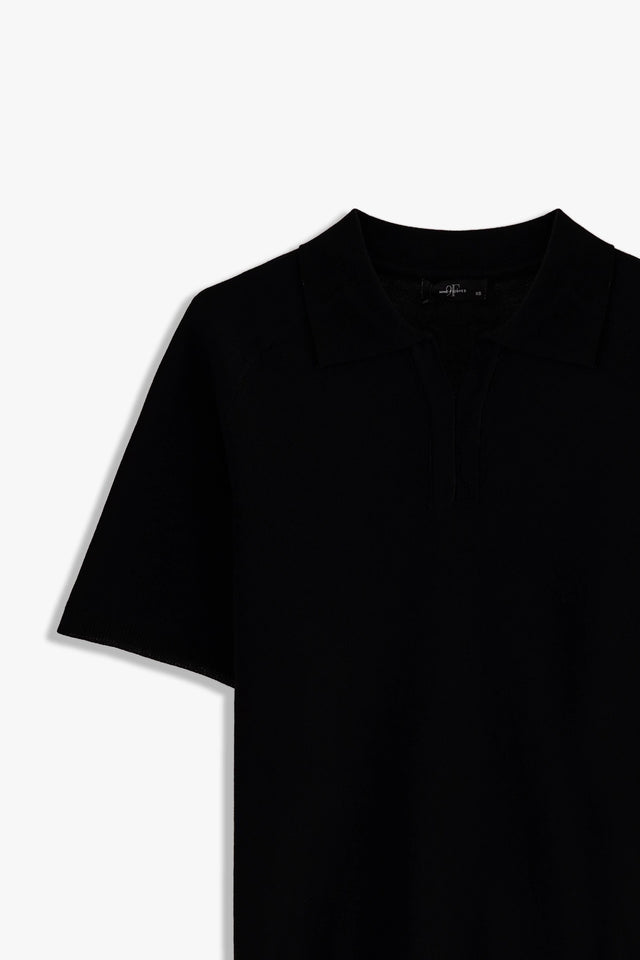Johnny Collar Reglan Sleeve Polo