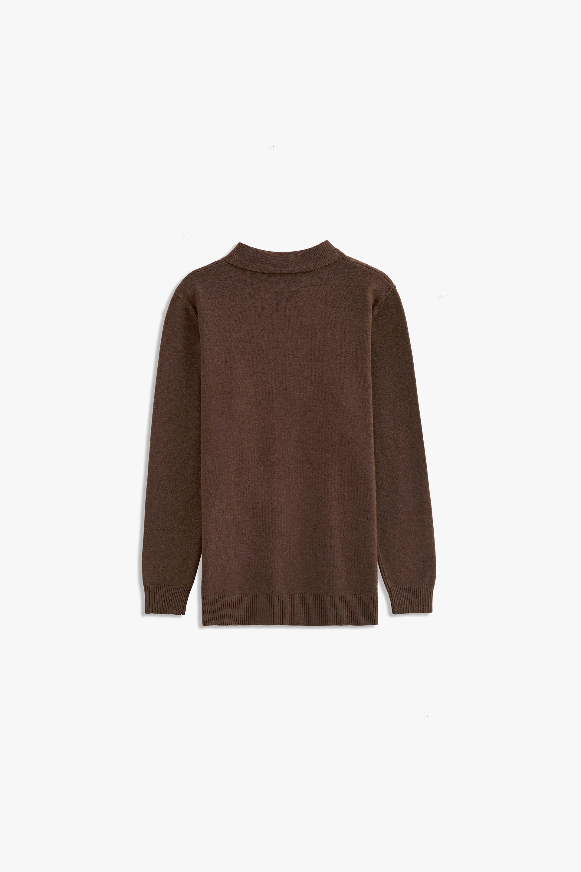 Basic Sweater With Button Placket
