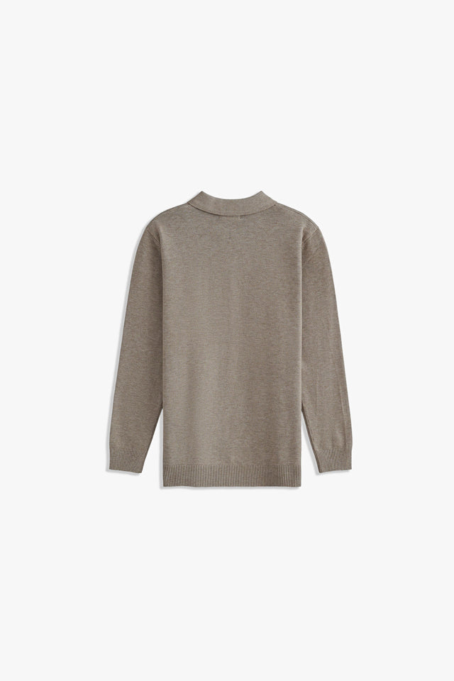 Zipper Placket Sweater