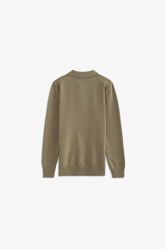 Half Zipper Sweater Polo