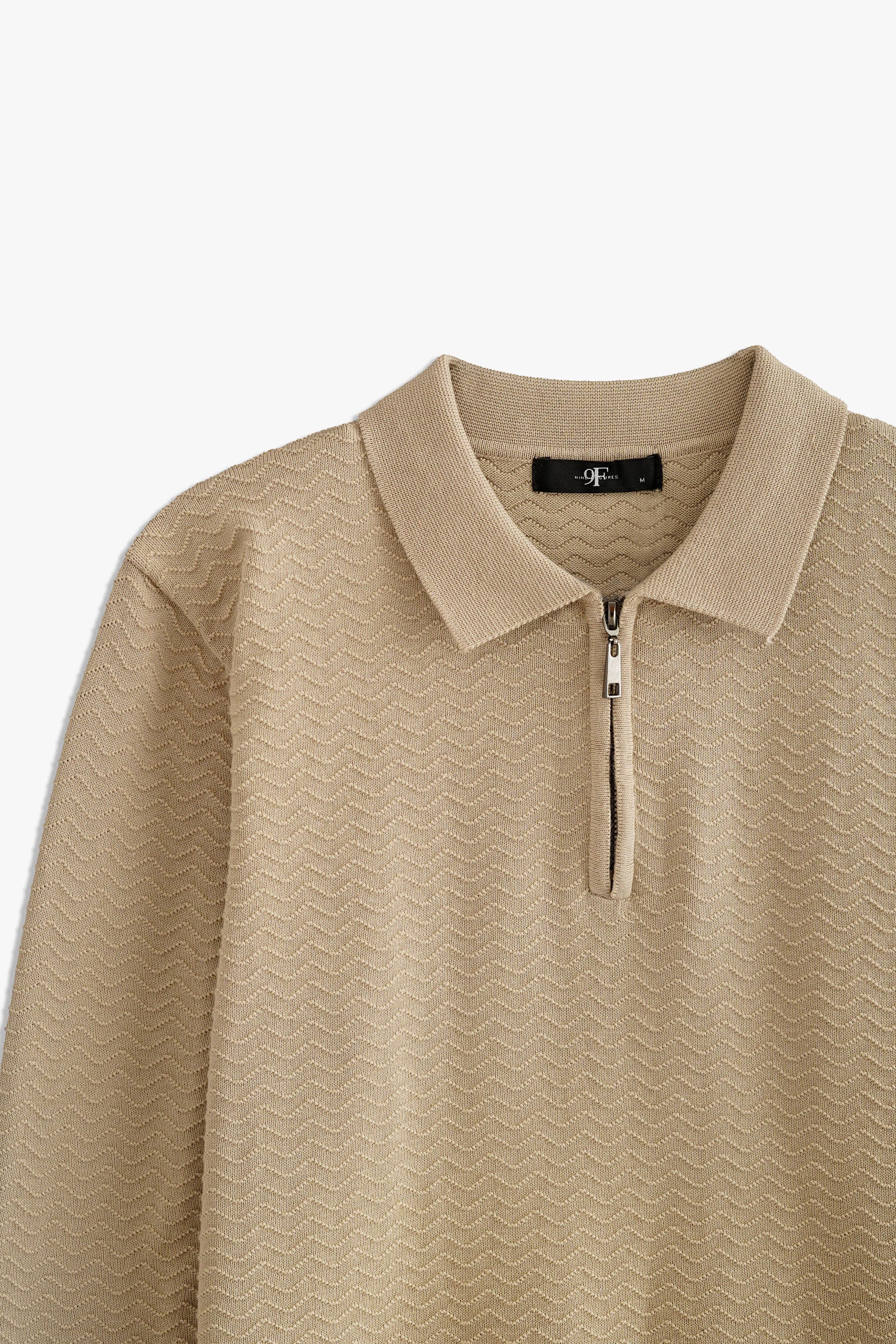 Half Zipper Sweater Polo