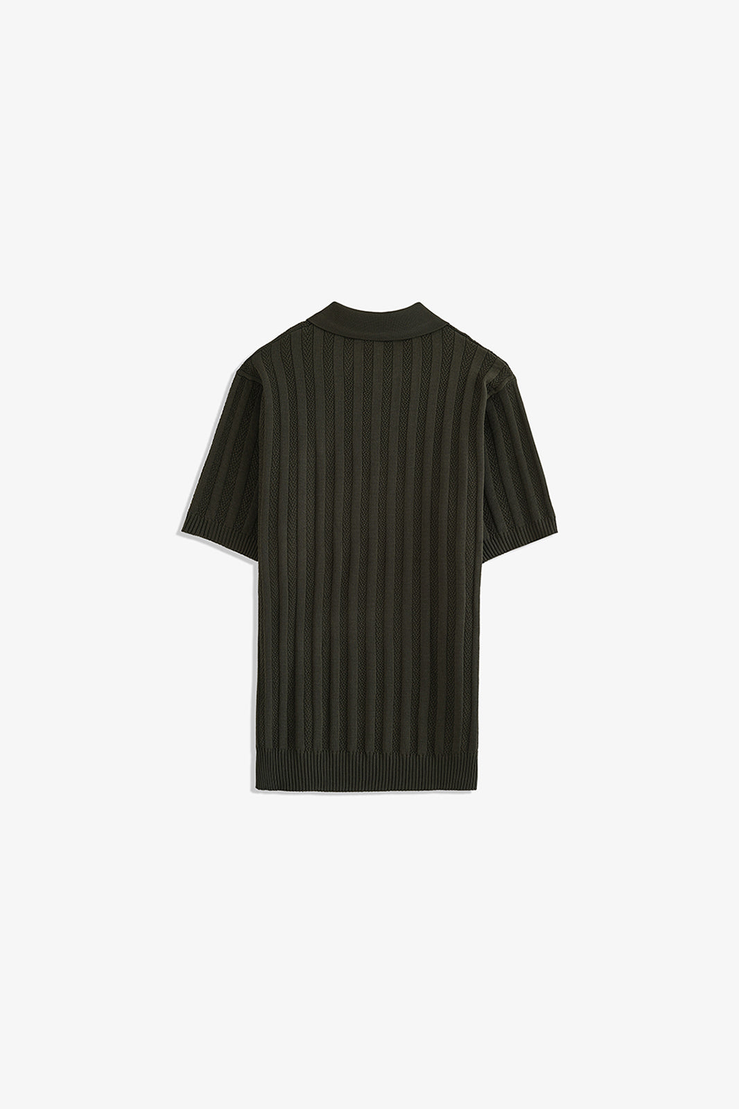 Button Textured Polo