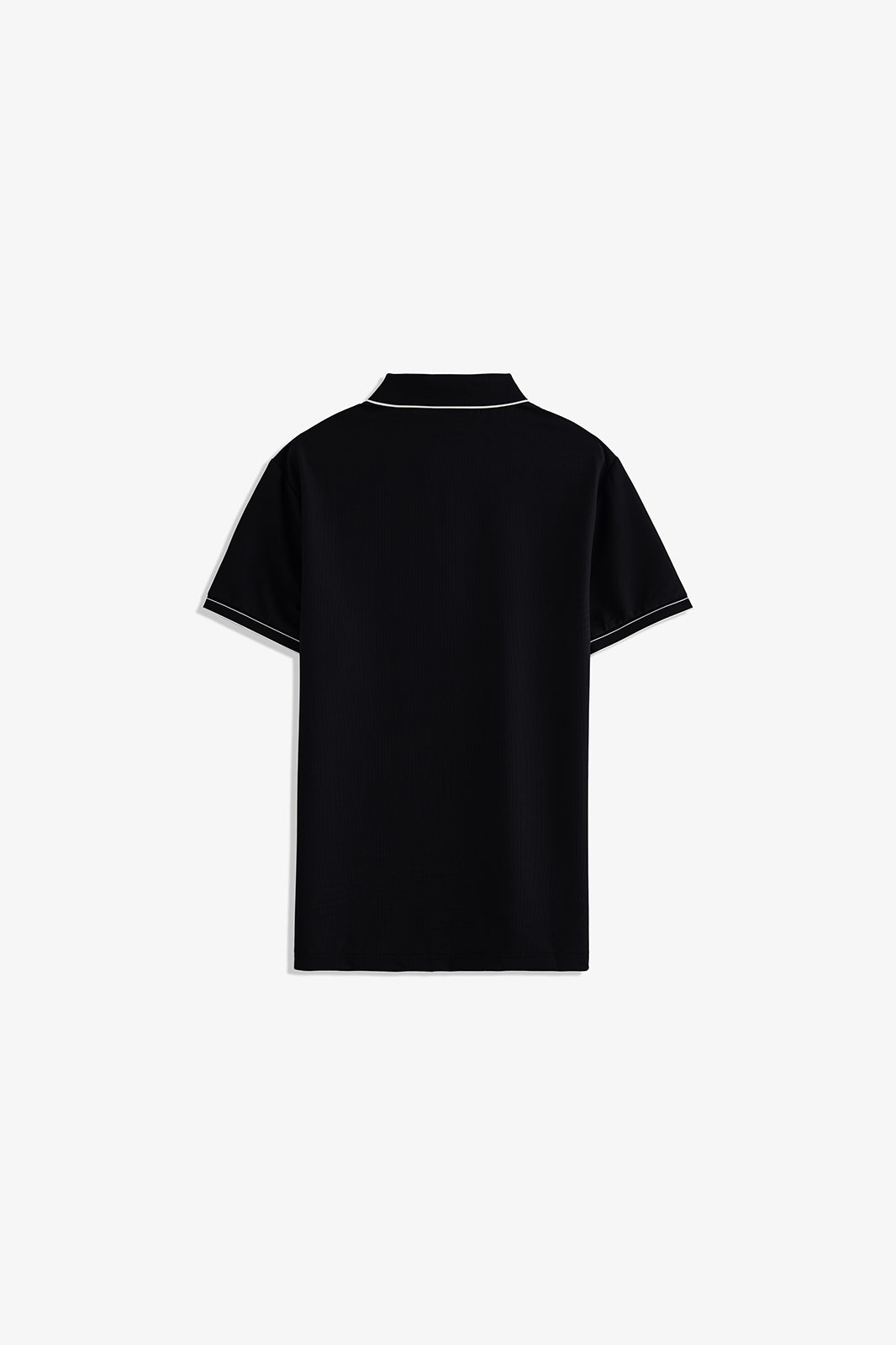 Zipper Textured Polo