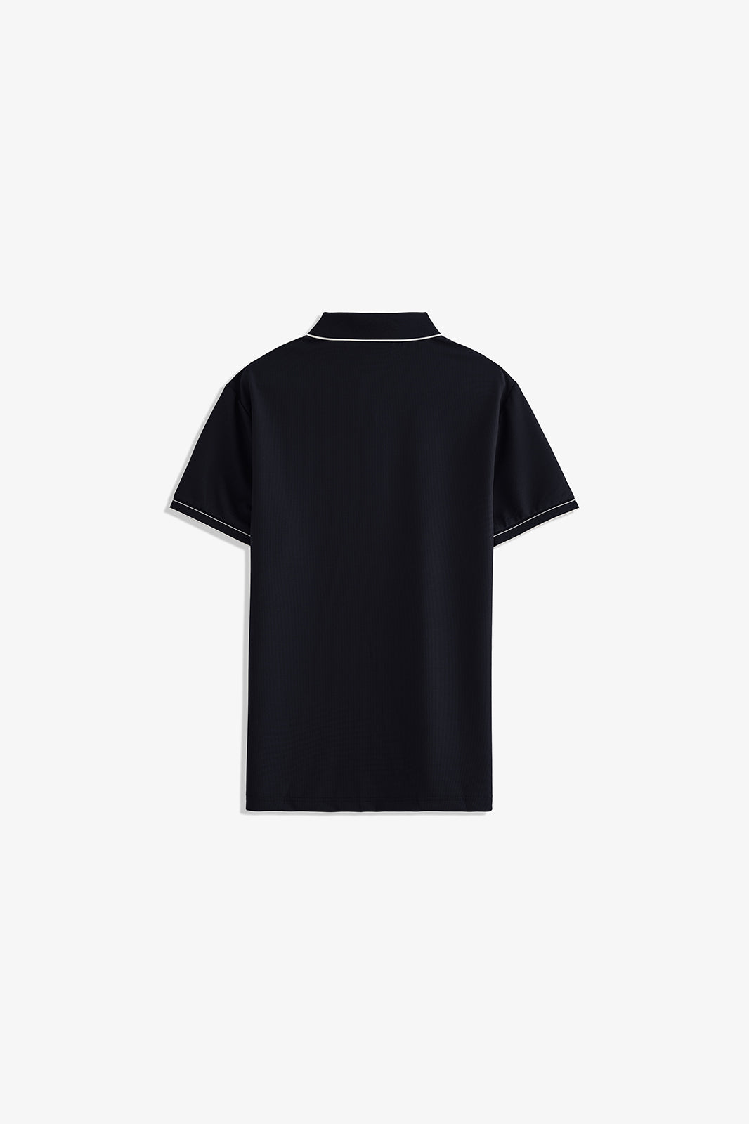 Zipper Textured Polo