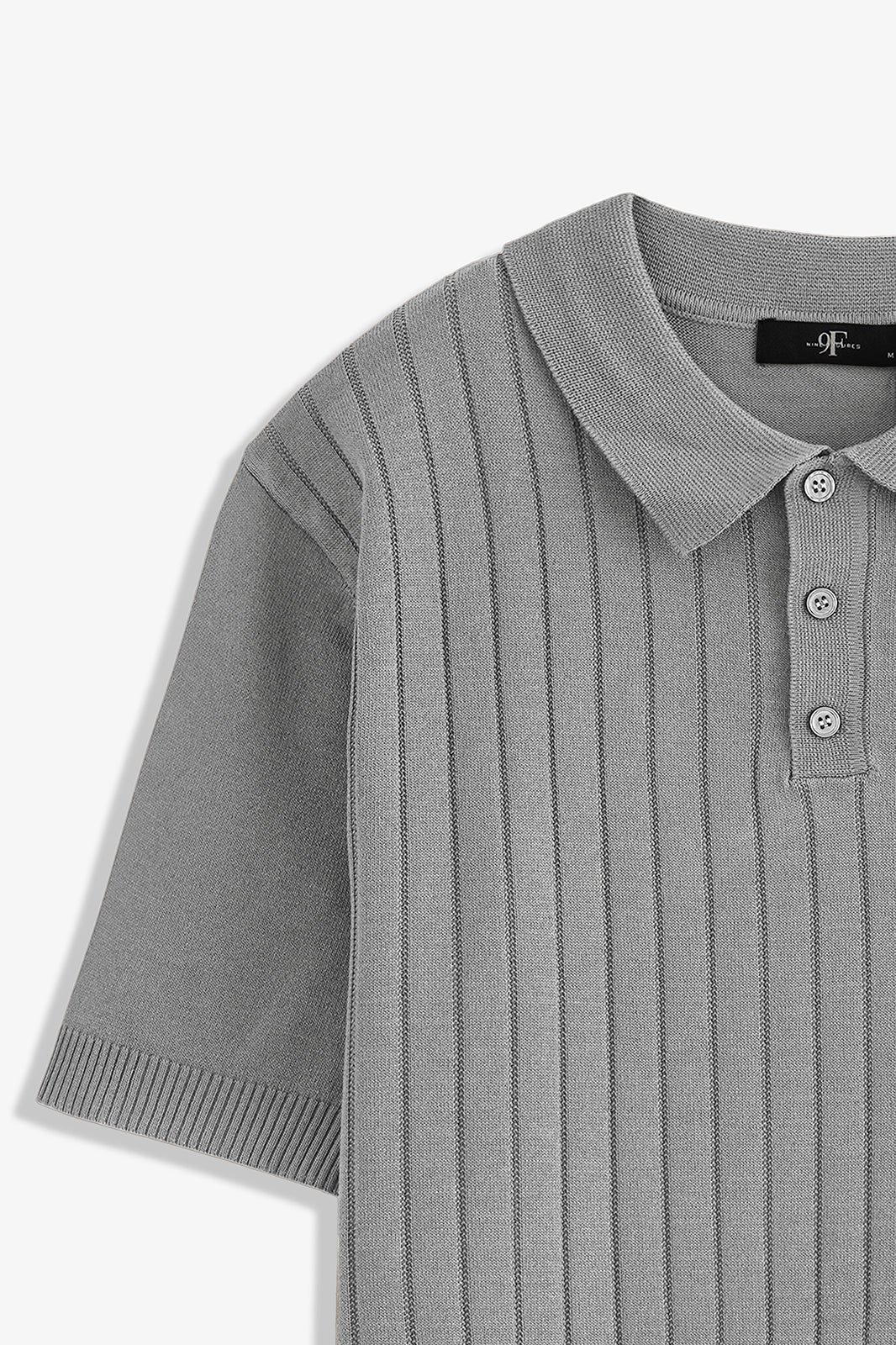 Button Textured Polo