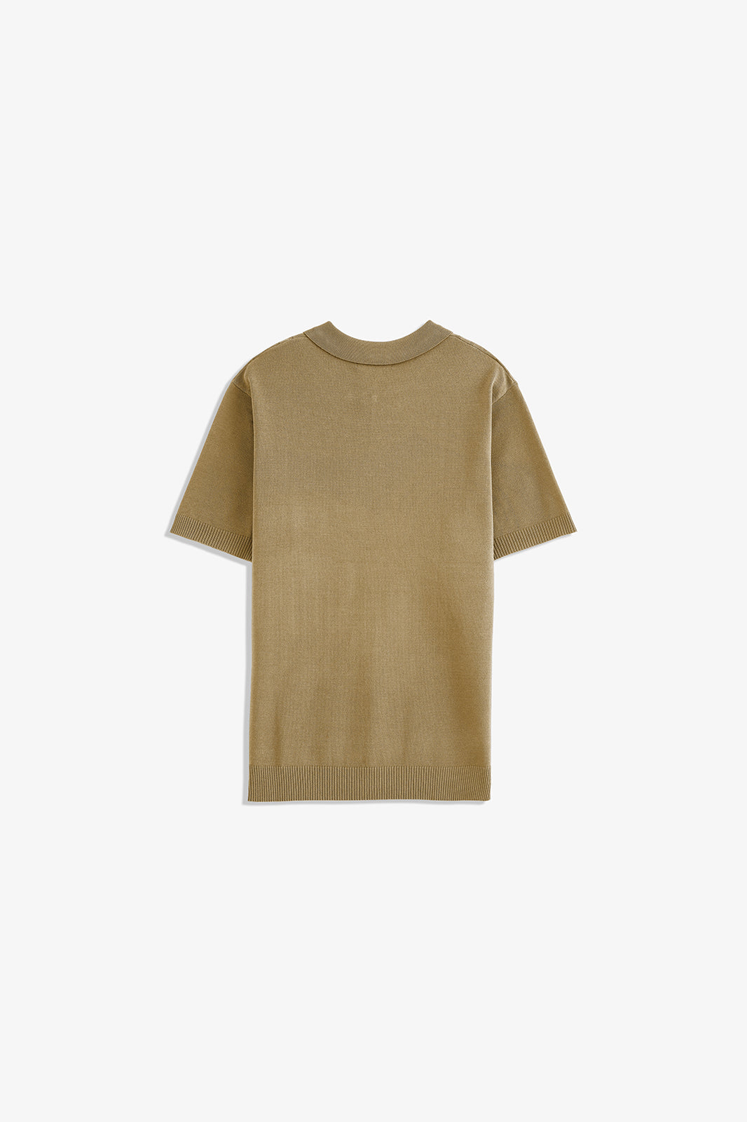 Zipper Textured Polo