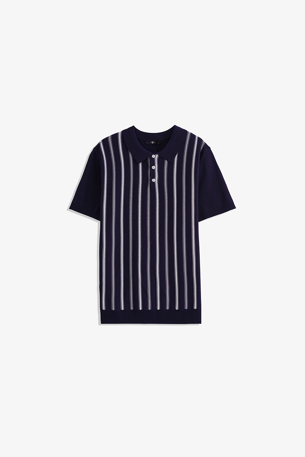 Button Textured Polo