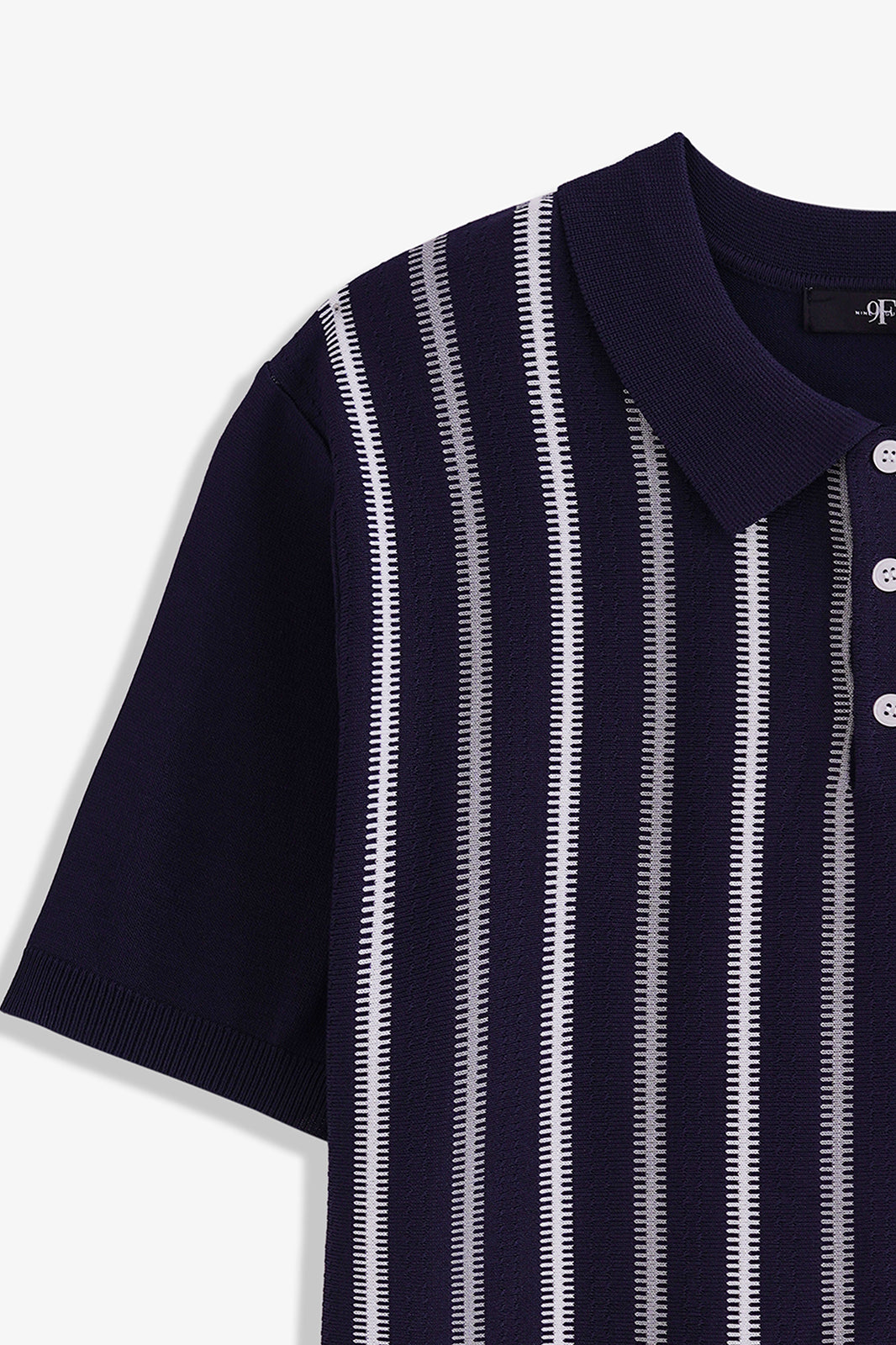 Button Textured Polo