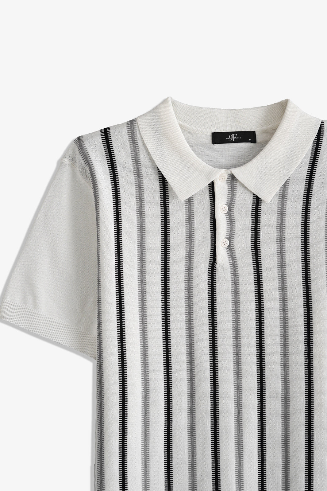 Button Textured Polo