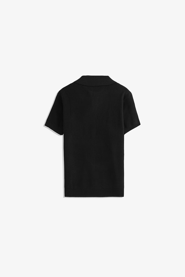Johnny Collar Textured Polo