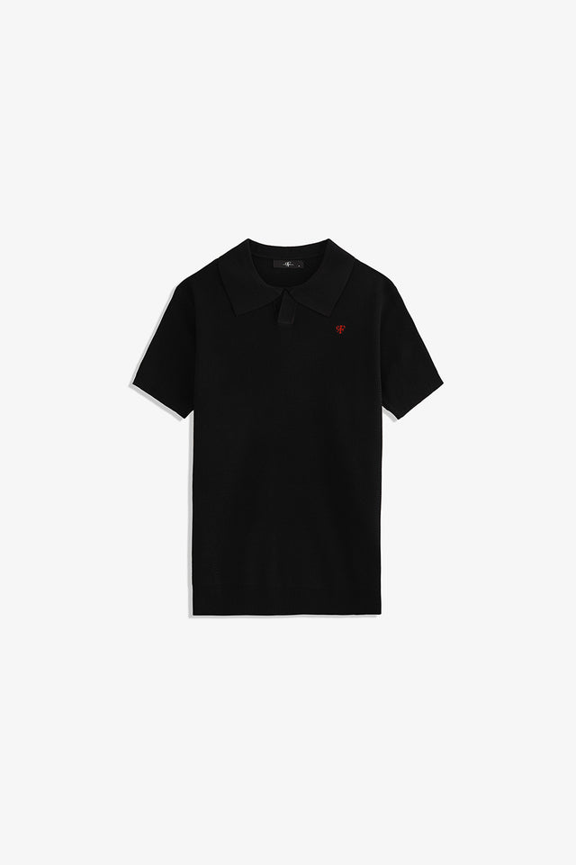 Johnny Collar Textured Polo