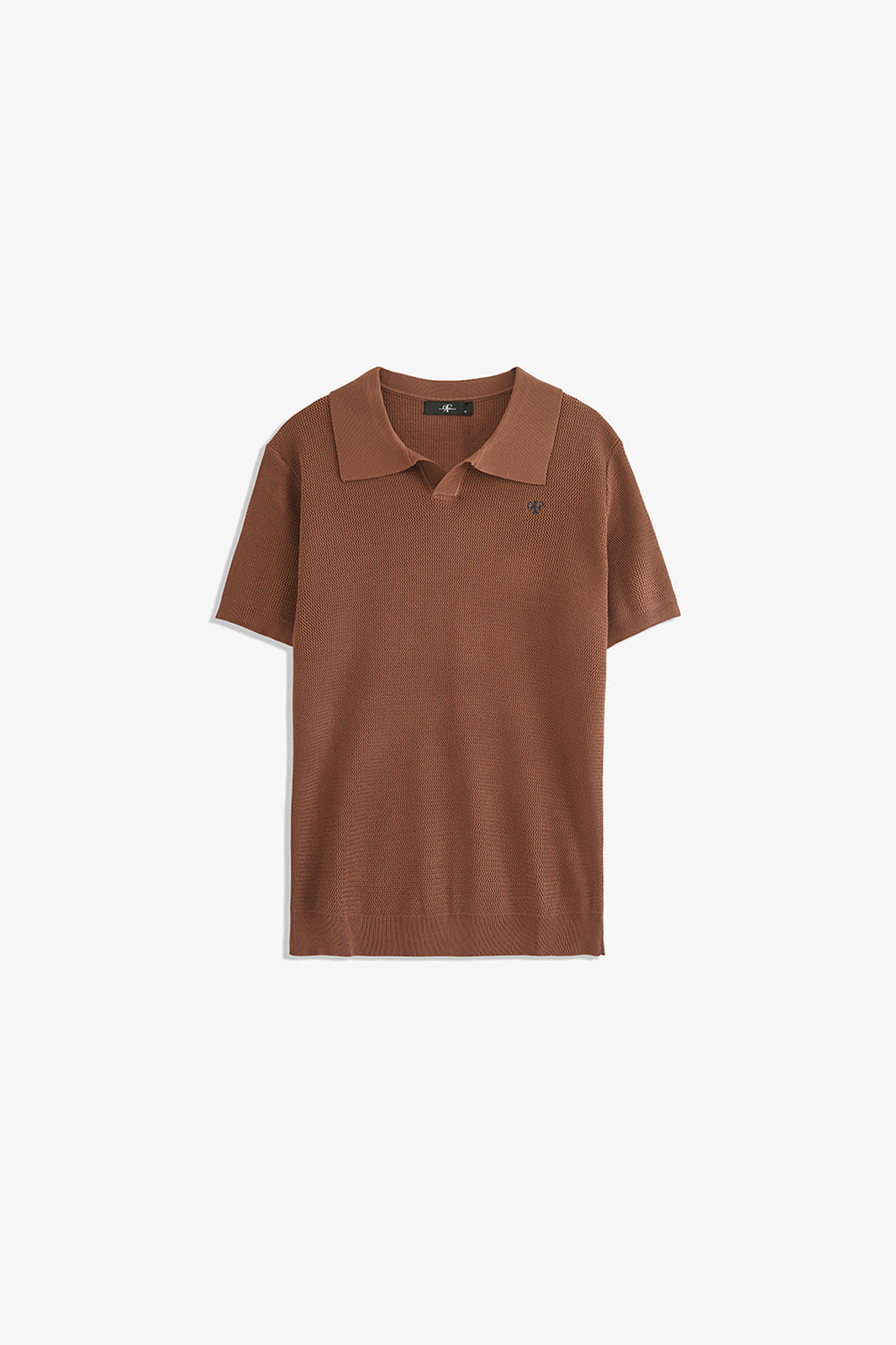 Johnny Collar Textured Polo
