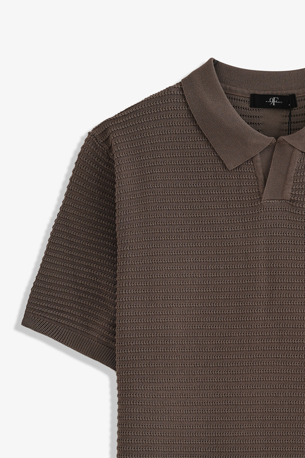 Johnny Collar Textured Polo