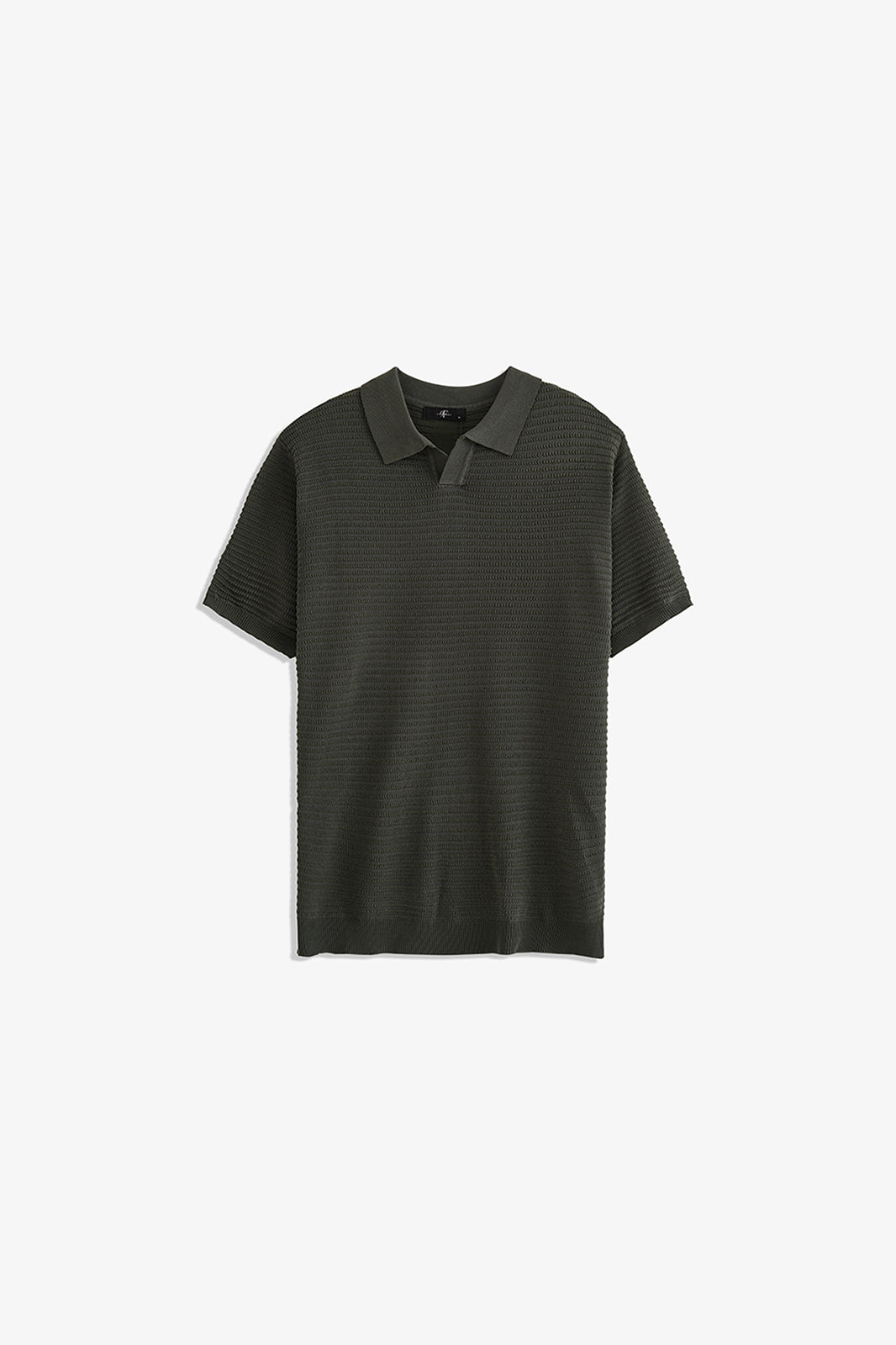 Johnny Collar Textured Polo