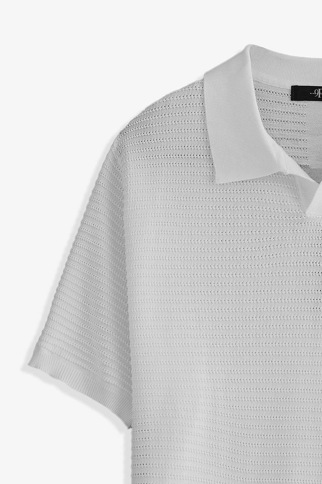 Johnny Collar Textured Polo