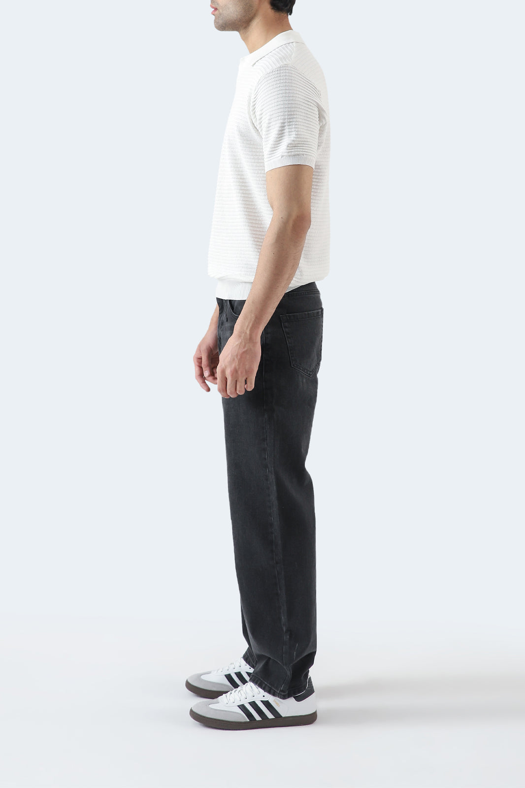 Johnny Collar Textured Polo