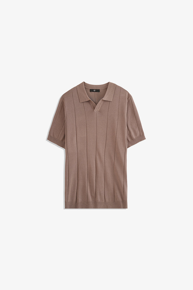 Johnny Collar Textured Polo