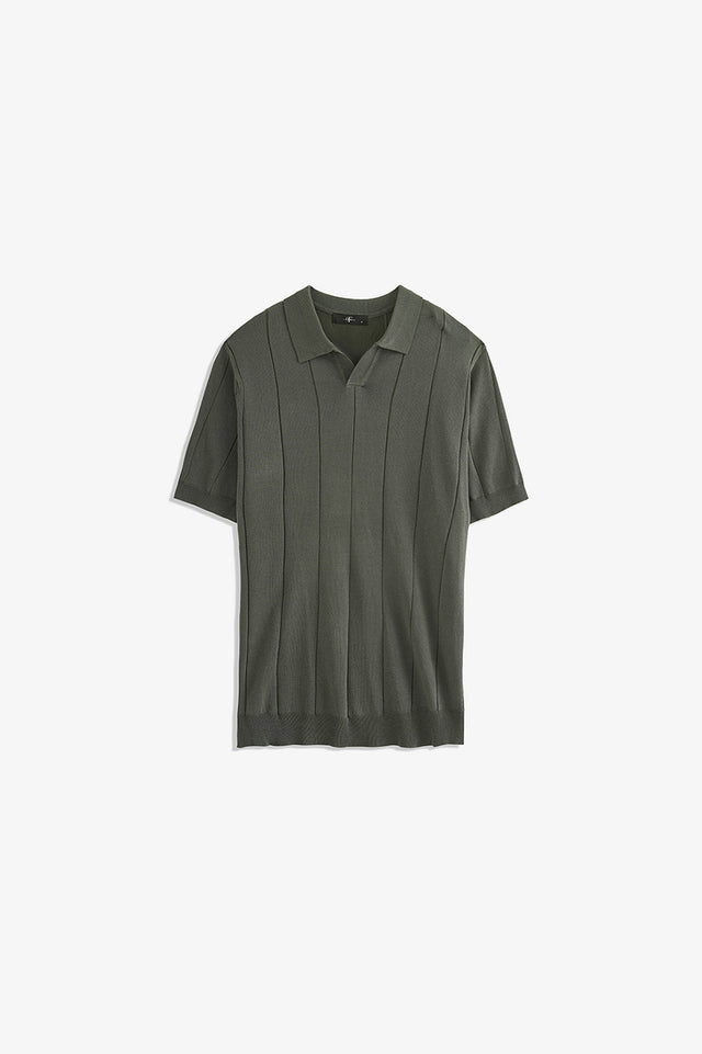Johnny Collar Textured Polo