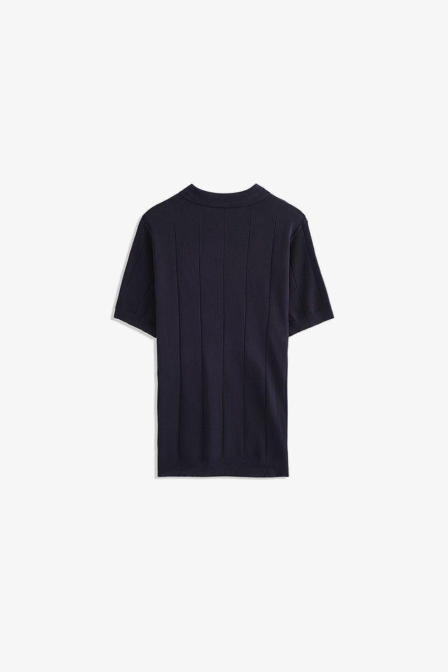 Johnny Collar Textured Polo