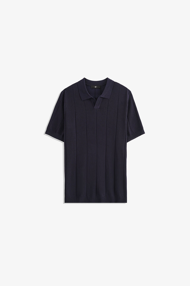 Johnny Collar Textured Polo
