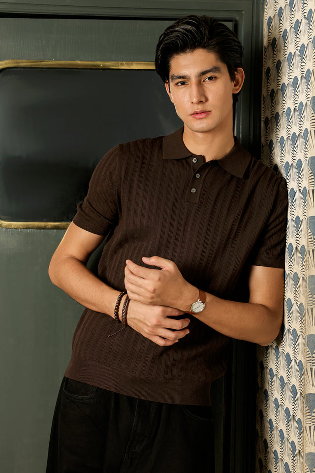 Basic Textured Polo