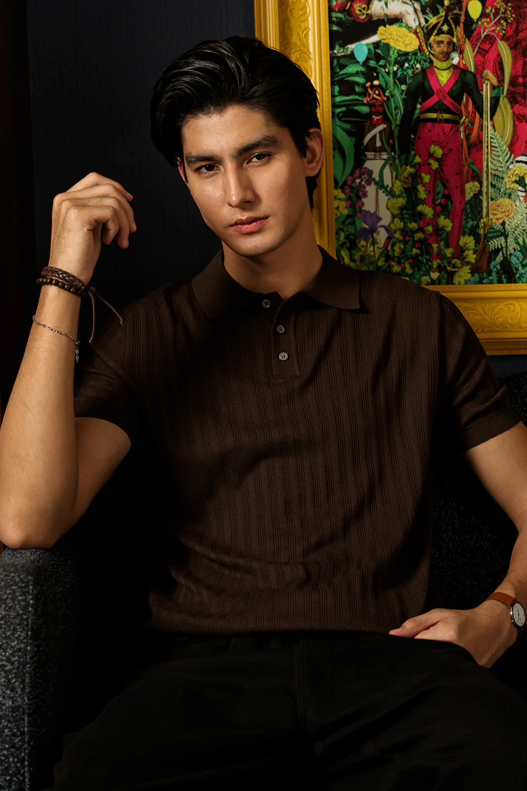 Basic Textured Polo
