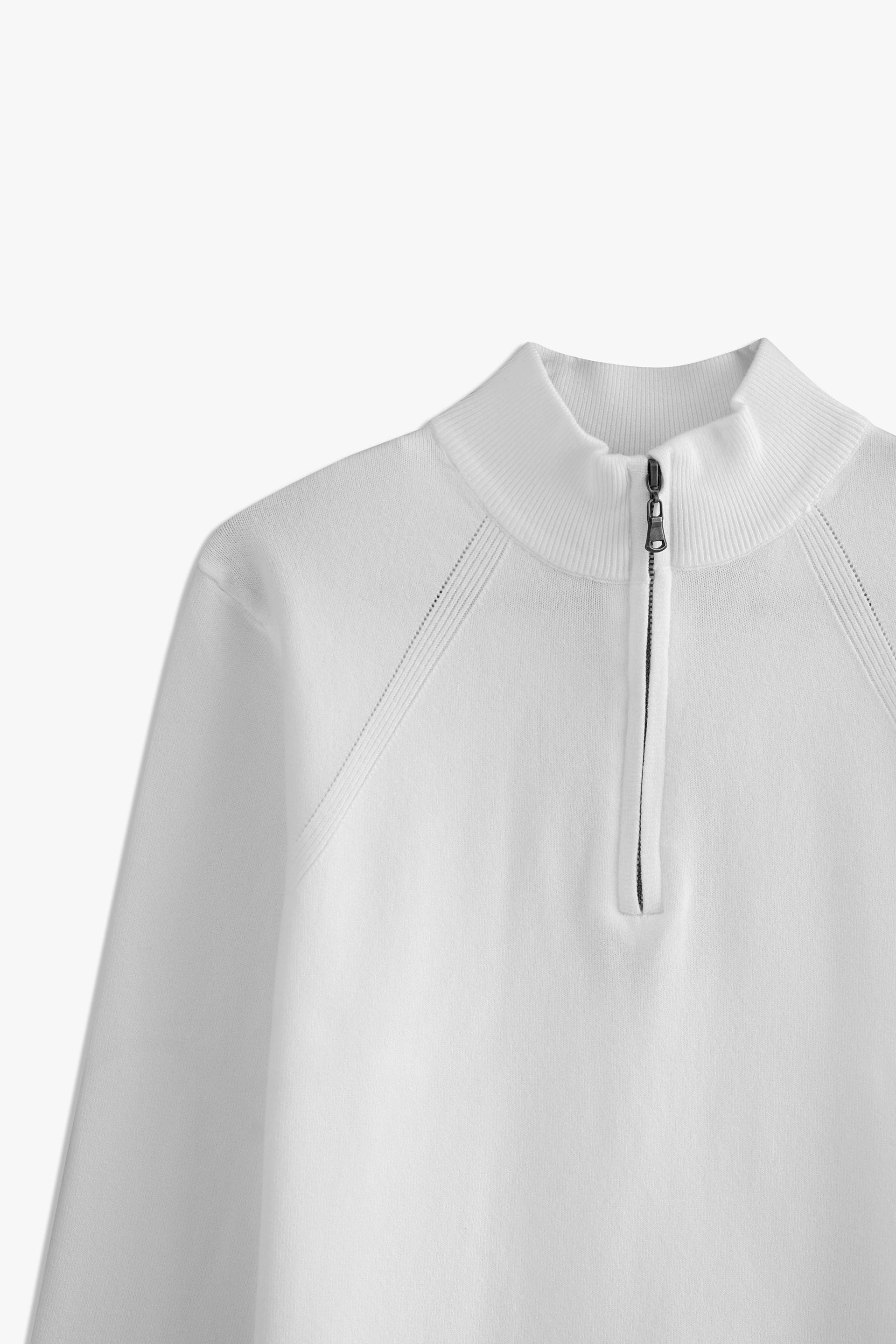 Mockneck Zipper Sweater