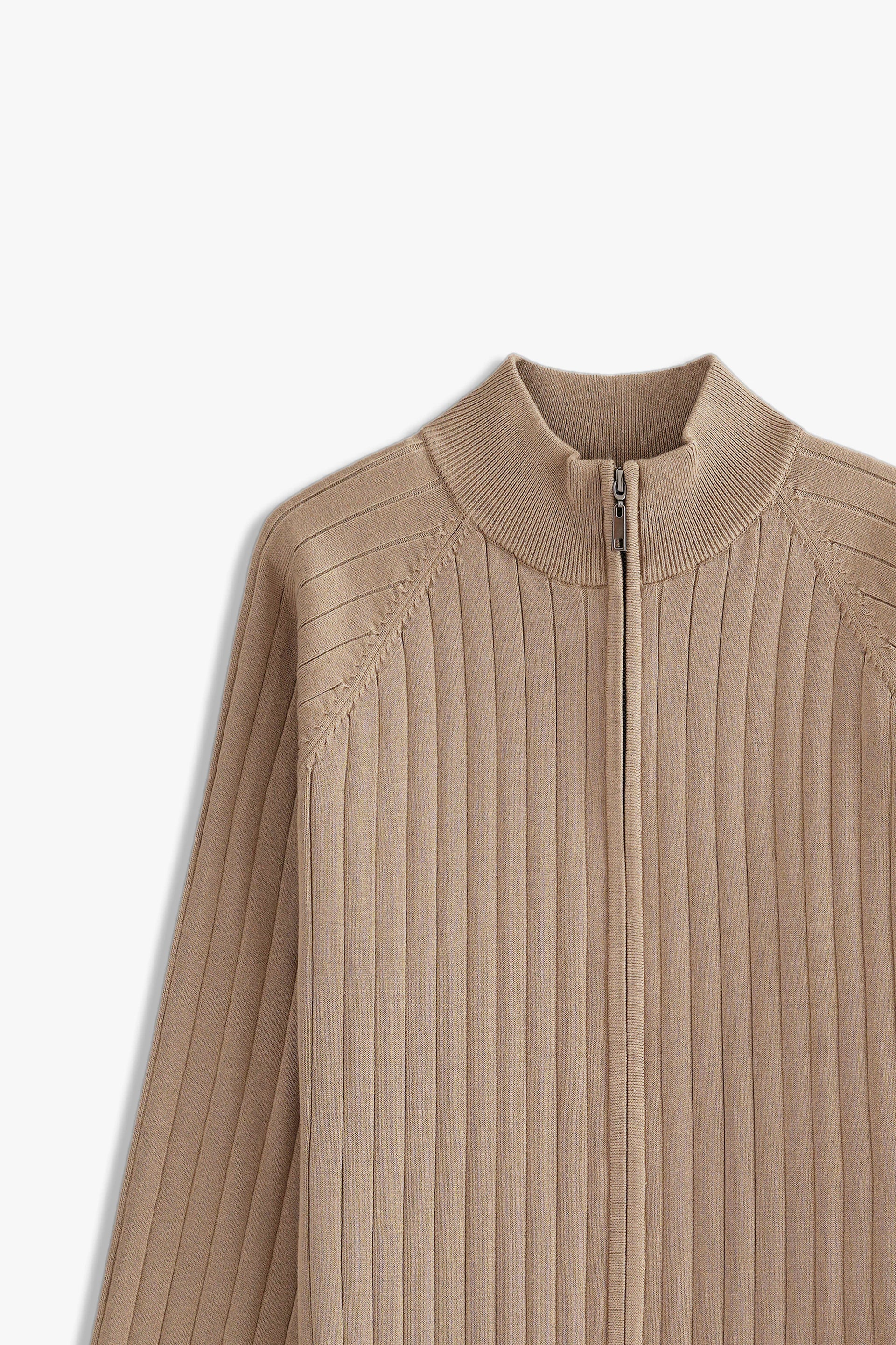 Basic Zipper Sweater