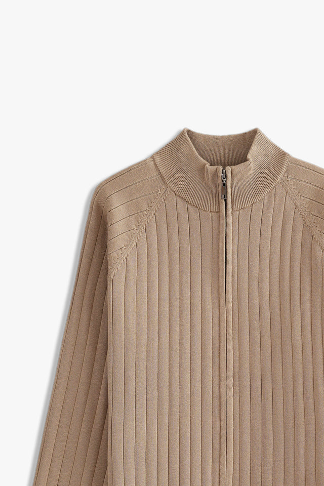 Basic Zipper Sweater