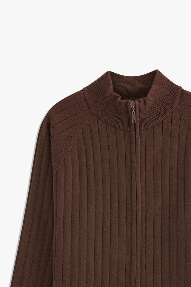 Basic Zipper Sweater