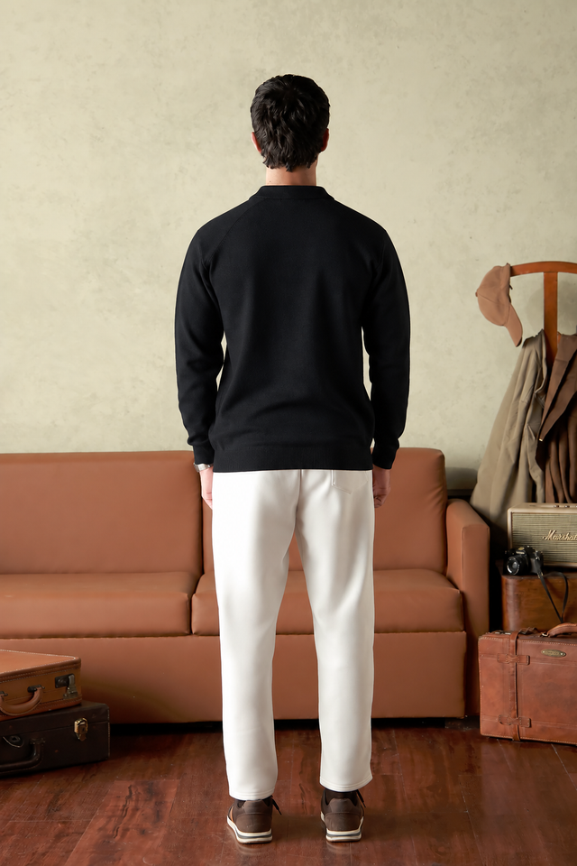 Button Placket Sweater