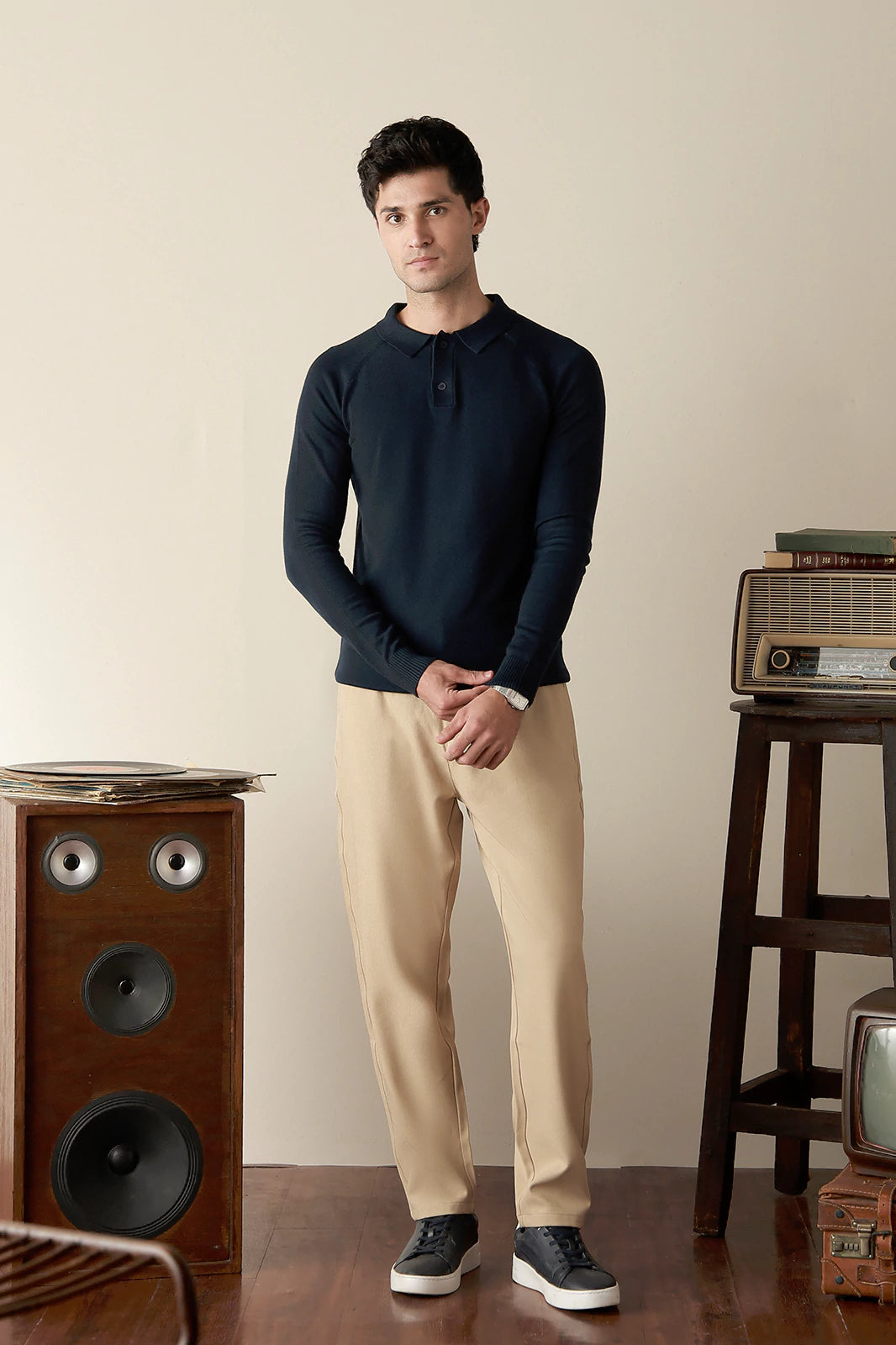 Button Placket Sweater