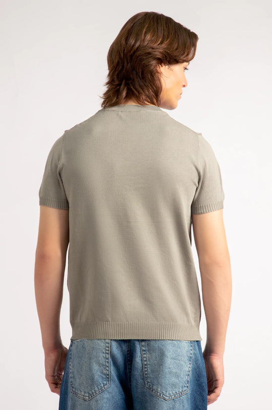 Basic Knitted T-Shirt