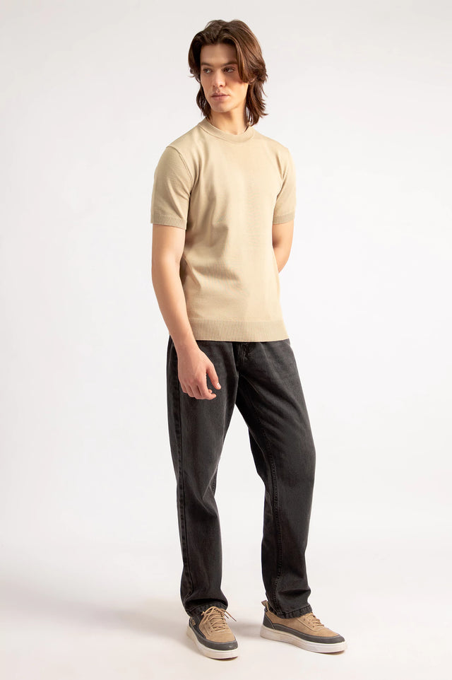 Basic Knitted T-Shirt