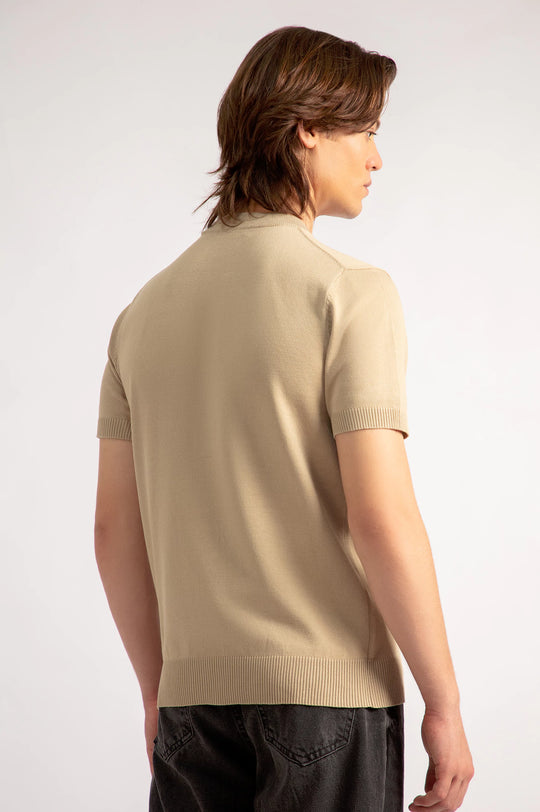 Basic Knitted T-Shirt