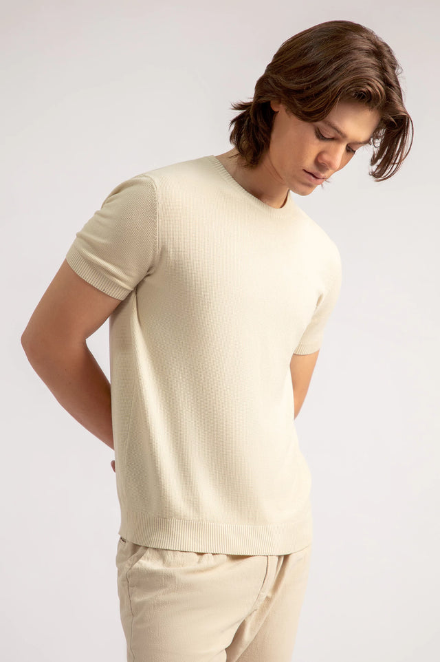 Basic Textured T-Shirt