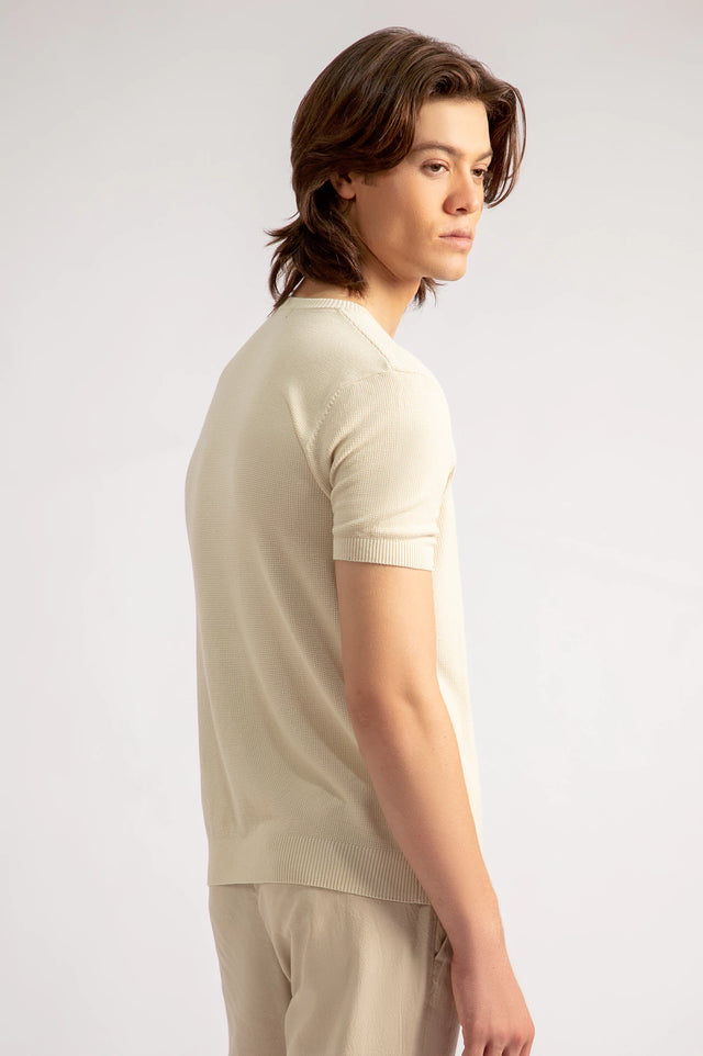 Basic Textured T-Shirt
