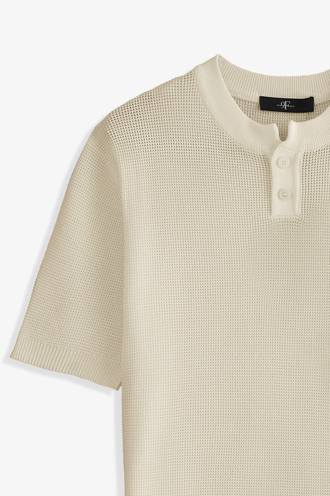 Textured Henley T-Shirt