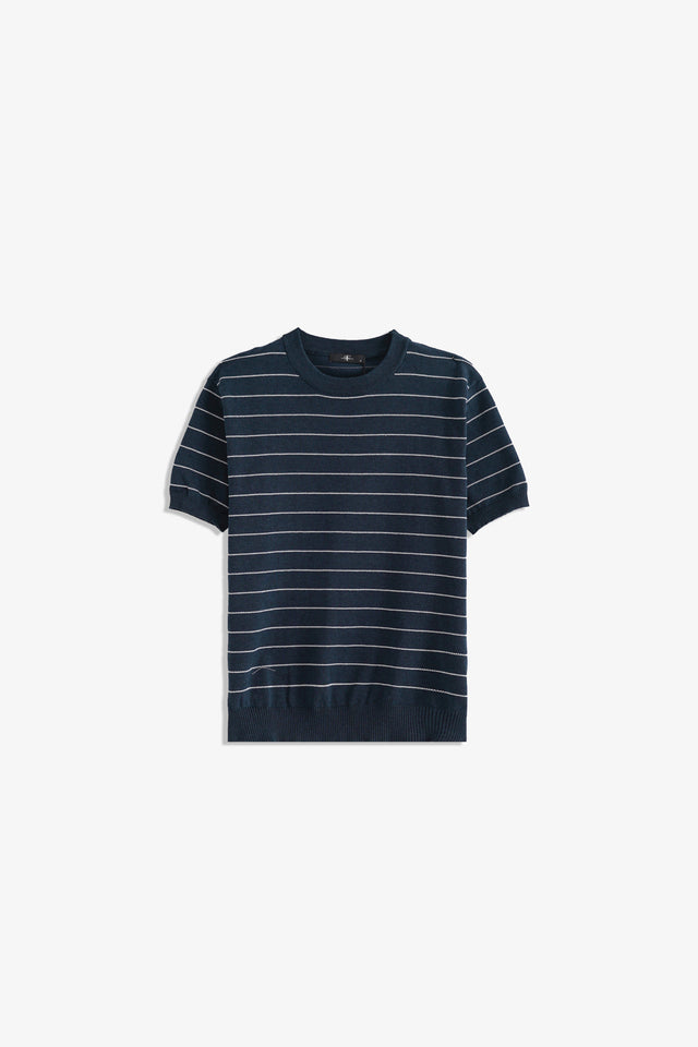 Crew Neck Striped T-Shirt