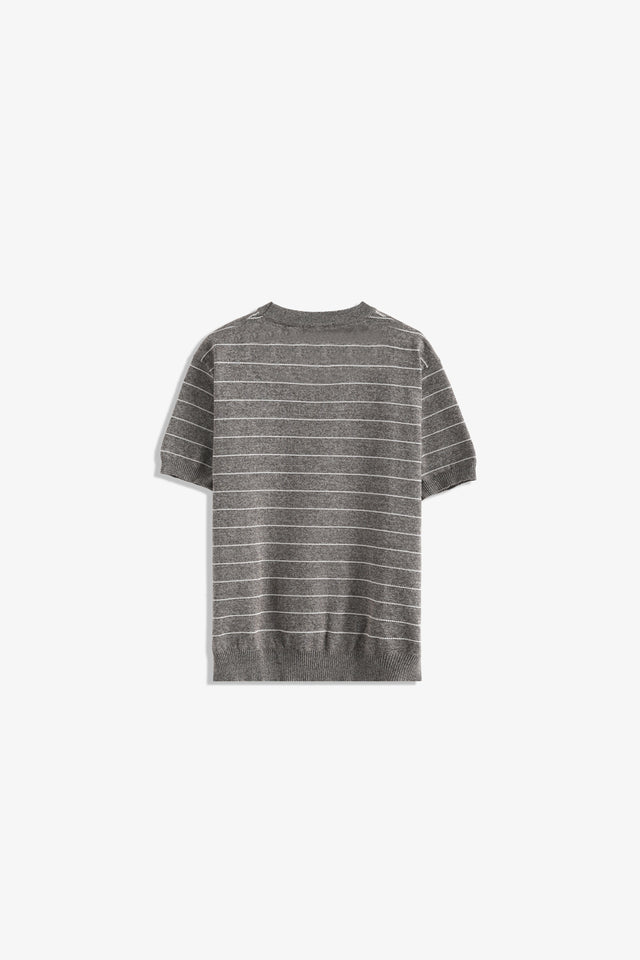Crew Neck Striped T-Shirt