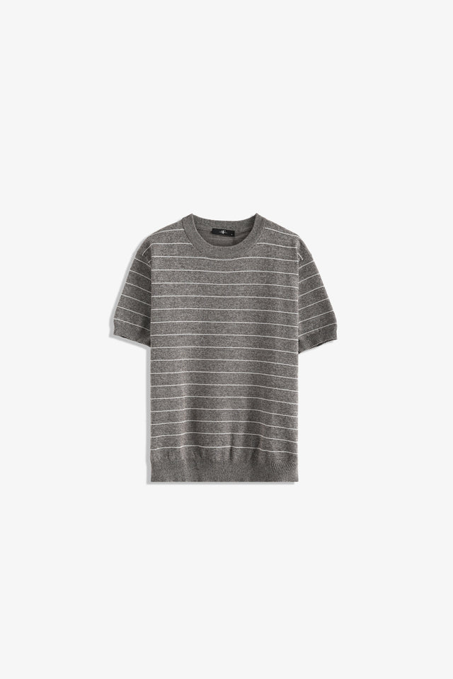 Crew Neck Striped T-Shirt