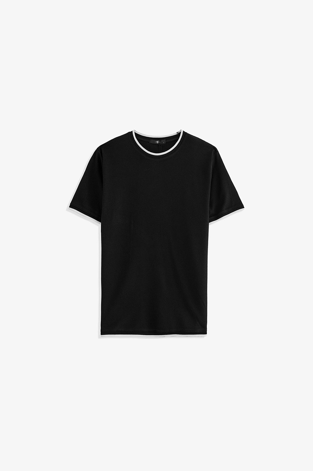 Crew Neck Textured T-Shirt