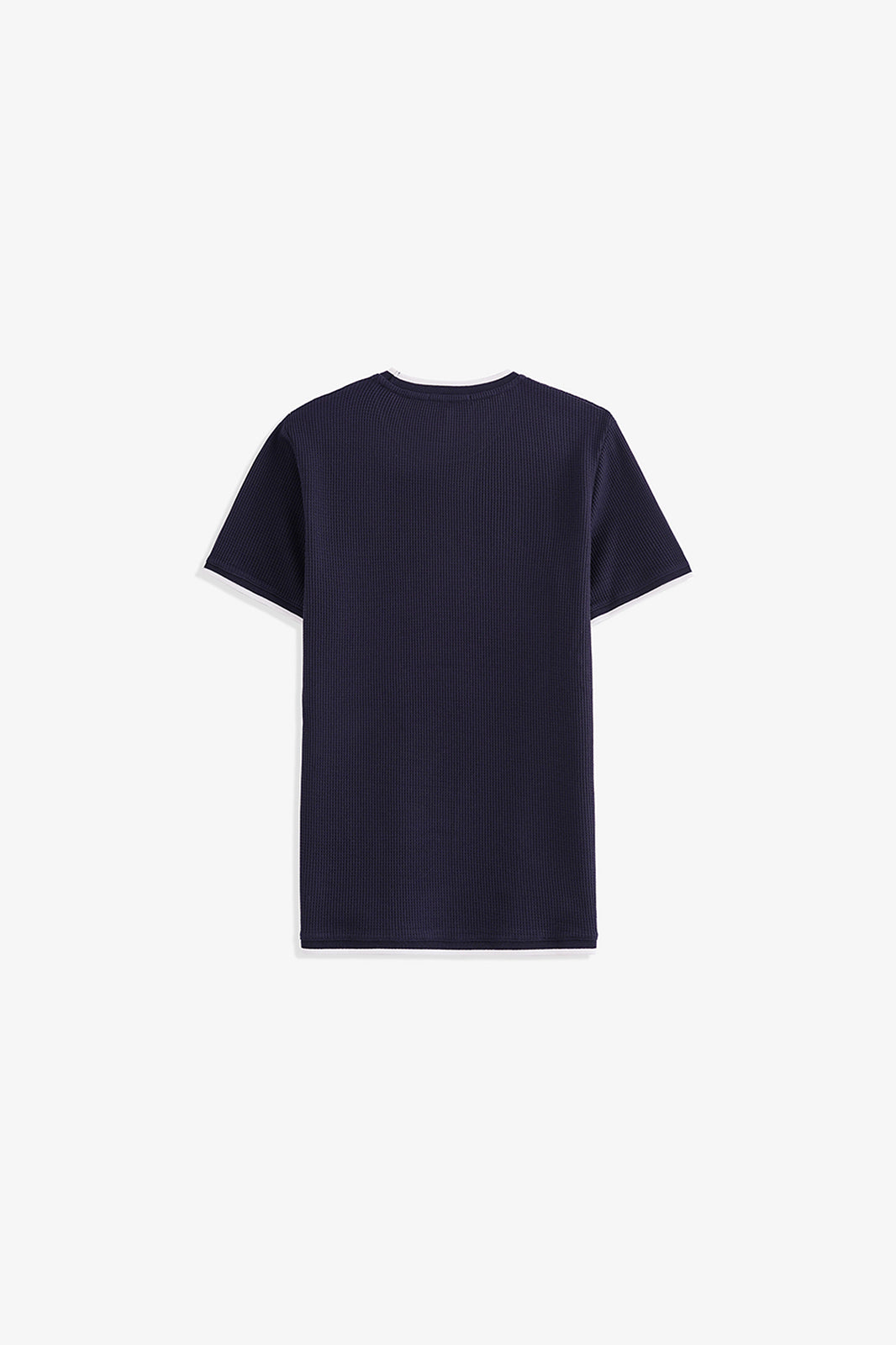 Crew Neck Textured T-Shirt
