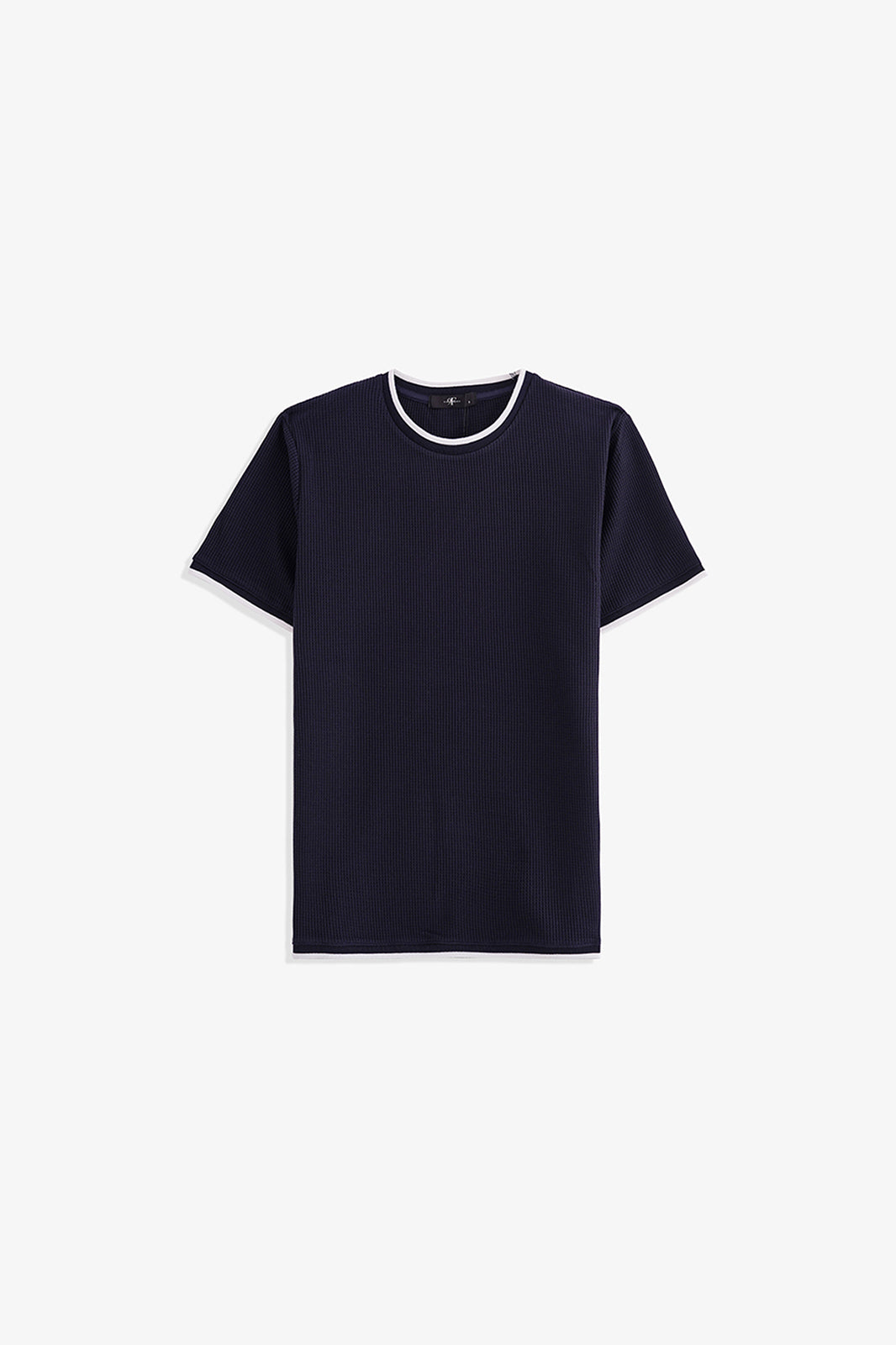 Crew Neck Textured T-Shirt